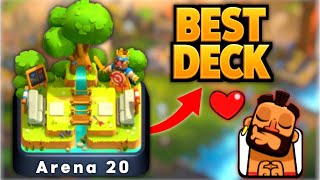 Clash Royale  Arena 20 Boot Camp  8000 Trophy Best Deck [upl. by Ylelhsa]