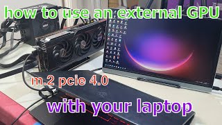 how to setup eGPU use an external gpu with your laptop for gaming [upl. by Leander629]