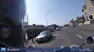 Broxburn SCOTLAND Driving Through AD2020 🚐 WWWTOFILNET [upl. by Isiad]