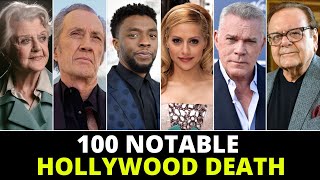 100 Notable Hollywood Deaths 2000 – 2022 Famous Actors and Actresses who died [upl. by Adnawyt]