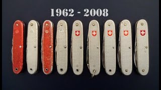 Victorinox amp Wenger Swiss Army Alox Soldier Knife 1962  2008 [upl. by Einatirb601]