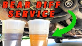 How To Change Rear Differential Fluid [upl. by Muraida445]