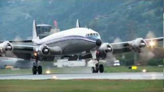 Breitling Super Constellation HBRSC at Sion Air Show 2011 [upl. by Zenda]