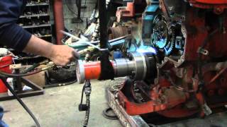 Removing ISX Crankshaft Adapter [upl. by Tioneb]