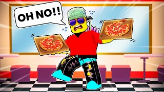 LOGGY BECAME PIZZA DELIVERY WALA IN ROBLOX [upl. by Meehar]