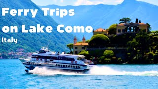 4K  Travel from Menaggio to Bellagio and then to Varenna on Lake Como ITALY [upl. by Nnaitsirhc18]