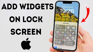 How To Add Widgets On Lock Screen iPhone  Full Guide [upl. by Mungo]