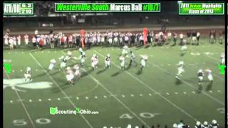 2013 Marcus Ball  Westerville South  Jr yr  DB10  PROMO [upl. by Melly]