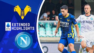 Hellas Verona vs Napoli  Extended Highlights  Serie A  CBS Sports Golazo [upl. by Coletta]