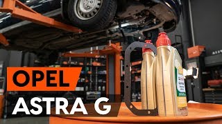 Så byter du växellådsolja  transmissionsolja OPEL ASTRA G CC F48 F08 GUIDE AUTODOC [upl. by Malti787]