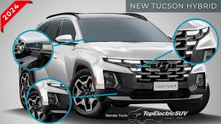 New Hyundai Tucson HybridPlugin Hybrid 2024  What We Expect [upl. by Atorod]