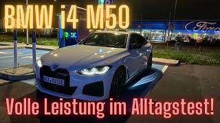 BMW i4 M50 Volle Leistung im Alltagstest [upl. by Ejroj]