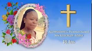 FUNERAILLE DE ALOWOANOU G Florence Akouvi Née ASSIGBLEYADJRA [upl. by Yenffit]