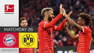 Tuchel Starts With Strong Win  Bayern München  Borussia Dortmund  Highlights  MD 26 – BuLi 2223 [upl. by Plank]