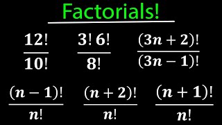 Factorials Simplified [upl. by Perzan]