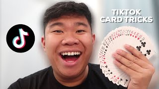 HOW TO DO 3 EASY CARD TRICKS TikTok Magic Revealed [upl. by Calendra463]