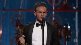 Chris Terrio winning Best Adapted Screenplay for quotArgoquot [upl. by Norra724]