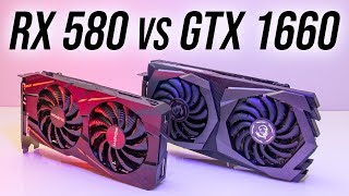 Nvidia GTX 1660 vs RX 580  16 Games Compared [upl. by Warthman]