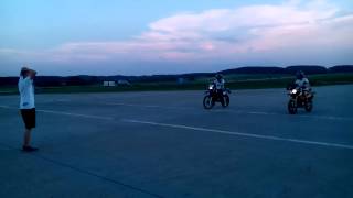 YAMAHA DT 125 vs YAMAHA TDR 125 SPEED RACE [upl. by Ahsiekahs557]