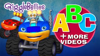 Learn Colors Monster Truck Race  Monster Truck Compilation I HOUR [upl. by Purcell993]