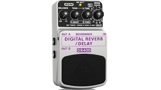 DIGITAL REVERB DELAY DR400 Digital Stereo ReverbDelay Effects Pedal [upl. by Sakiv]