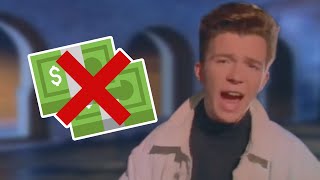 Rick Astleys Never Gonna Give You Virtual Items For Free YTP [upl. by Reamonn]