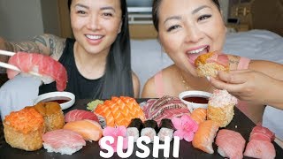 BEST SUSHI JAPAN  Mukbang NE Lets Eat [upl. by Roger534]