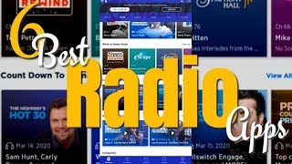 6 Best Radio Apps AndroidiOS [upl. by Notnad403]