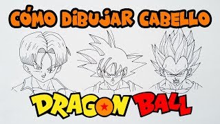 Tutorial para dibujar pelo estilo Dragon Ball [upl. by Kitrak550]