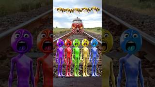 FIVE colors dame tu cosita alien amp train driver Tom dametucositacolours [upl. by Hewie]