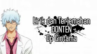 Opening Gintama Donten Lirik [upl. by Ahsikin]