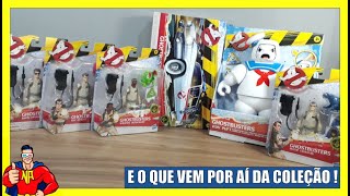 ReviewEcto 1 básico Stay Puft de 27cm e Caça Fantasmas clássicos da Hasbro  E o que vem por aí [upl. by Idram]