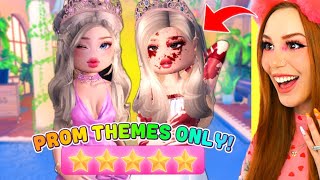 Buying PROM ONLY Themes in Dress To Impress Roblox DTI Outfits and Hacks [upl. by Asteria]