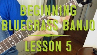 Learn to Play Bluegrass Banjo  Lesson 5 [upl. by Aikehs]