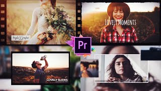 Top 10 SLIDESHOW Templates Premiere Pro [upl. by Ikram]