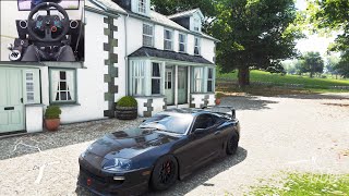 1600BHP Toyota Supra  Forza Horizon 4  Logitech g29 gameplay [upl. by Randell291]