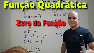 Aula 03  Função do Segundo Grau Função Quadrática Zero da Função Quadrática [upl. by Notle496]