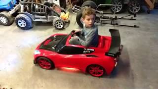 Super Fast Lipo Power Wheels quotBoosted C7quot [upl. by Brookner224]