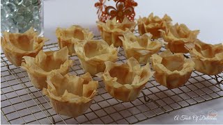 How to make Phyllo Cups [upl. by Armallas680]