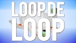 Minecraft Minecart Loop De Loop Tutorial [upl. by Sokil211]