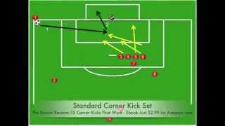 Professional Soccer Restarts15 Corner Kicks That Work [upl. by Hercules]