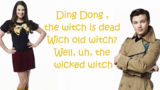 Glee  Ding dong The Witch Is Dead Lyrics Season 3 [upl. by Moazami]