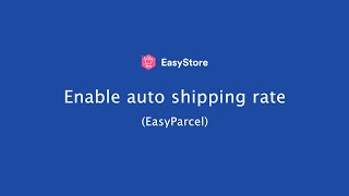 Shipping │ How to Set up EasyParcel Malaysia rate  │ Eng [upl. by Asillim]