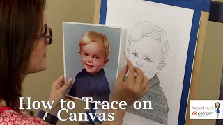 How To Trace on Canvas  LESSON [upl. by Connelly]