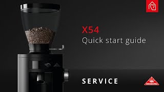 Mahlkönig X54  Quick start guide [upl. by Ayerim143]