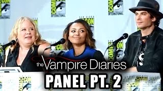 The Vampire Diaries Panel Part 2  ComicCon 2014 [upl. by Sherburn]