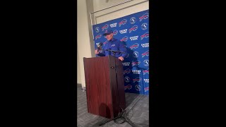 Bills coach Sean McDermott on win over Seattle [upl. by Anevad511]