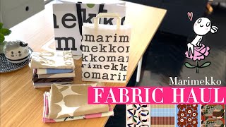 Marimekko fabric haul Jan 2023 [upl. by Editha]