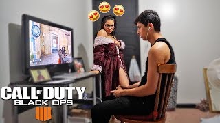 Distracting My Boyfriend While He Plays Call Of Duty Blackout [upl. by Elram]