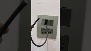 Switch board installation mistakes tips tricks electrical electrician ytshorts viralshorts [upl. by Labinnah]